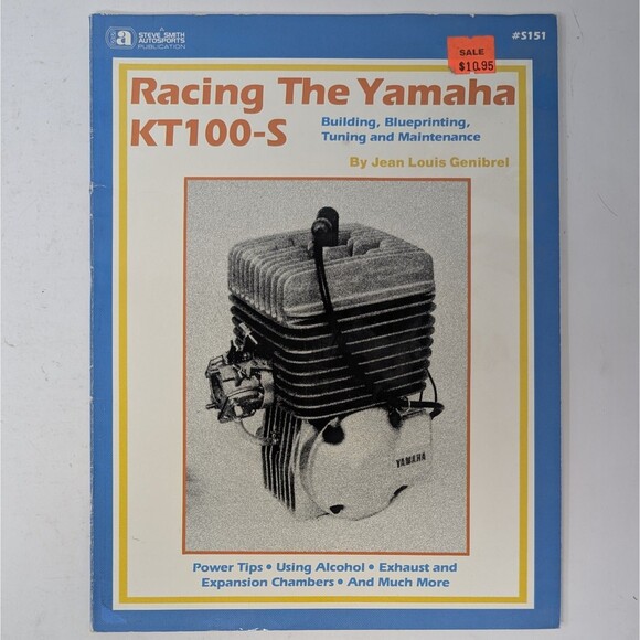 Racing The Yamaha KT100-S Book By Jean Louis Genibrel Kart Racing 1992 Paperback